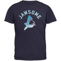 Majica za odrasle Jawsome mornarice - 2x-velika