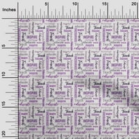 Onuproone poliesterske purple purpurne tekstične tekstičke šivaće zanatske projekte Tkanini otisci sa
