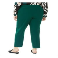 Bar III Womens Plus Bi-Stretch radne pantalone Green 22W