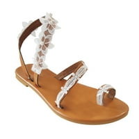 Eczipvz klinovi sandale za žene Ženske gležnjače platform sandalama casual espadrille ravna obloge ljetne