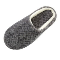 Asdoklhq ženske papuče, ženska zimska kuća krznene zečje uši unutarnje papuče Soft Comfort obuća za