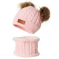 Zimski šešir za djecu Dječja djeca Toddler Winter Slatka šešir za djecu za djecu za bebe Pletene Toplo