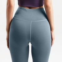 Ženske ljetne hlače, namenke visoke strukske gamaše zadirkivanje pantalone Bubble Hip vježbi yoga hlače