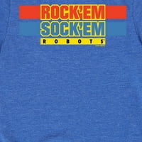 Rock 'em Sock' em - Rock 'em Sock' EM Logo - Grafička majica mališana i mladih kratkih rukava