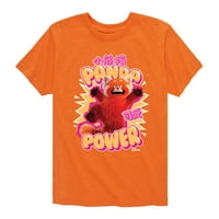Okretanje crvene - Panda Power - grafička majica za mlade kratkih rukava