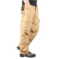 Todqot muške hlače - višestruki džepovi otporni na abraziju plus veličina Ležerne tanke fine velike