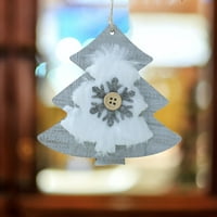 JPLZI ukrasi za božićne drvce Viseći plišne privjetnike pogodne za Božićnu dekoracije za zabavu Božić