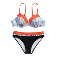 Kupaći kostim za žene podstavljene push-up grudnjak bikini set kupaći kupaći odjeća kupaći kostimi za