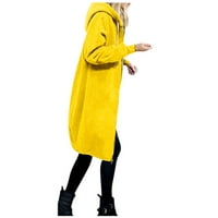 FVWitlyh puffer jakne ženska jesenska zima obrezana jakna za notar lapeli flaffy kaput