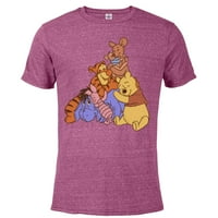 Disney Winnie The Pooh stotina Acre Kanga Roo Grupna zagrljaj - Pomiješana majica kratkih rukava za