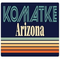 Komatke Arizona Vinil naljepnica za naljepnicu Retro dizajn