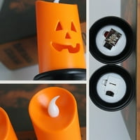 Tepsmf Halloween LED svjetlo za svijeće Halloween Decoration Pam-pkin fenjer
