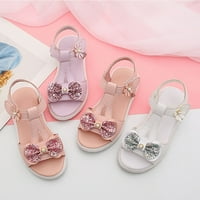 Niuredtdd djevojke Sandale Ljeto Dječje meke jedine cipele Biserne djevojke luk princeze cipele za bebe,