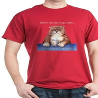 Cafepress - majica za kavu mačka - pamučna majica