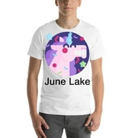June Lake Party jednorog kratkih rukava pamučna majica od strane nedefiniranih poklona
