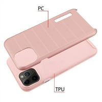 Haptic Točke tekstura protiv klizanja Hybrid oklop za iPhone Pro - ružičasto zlato