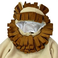Baby Halloween kostim za životinje Toddler Cosplay kapuljač Roma Rampanjskog crtanog paunog sova lava