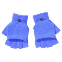 Rukavice za odrasle žene Muškarci Zimske ručne zglobove za grijanje Flip poklopce rukavice bez prstiju