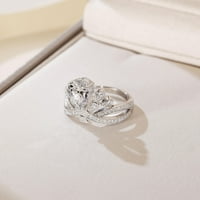 Hippo prsten srebrna Obećani prstenovi delikatni dizajn modni prstenovi pokloni za žene Gornji nakit