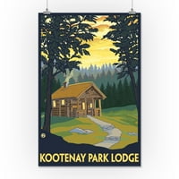 Kootnenay National Park Lodge, Kanada - Kabina - Santery Press poster