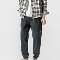 CLLIOS muške teretne pantalone plus veličina Multi džepovi hlače Radne vojne hlače Ljetne putne gaće