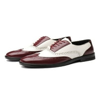 Daeful Muške brogue Wingtips Oxfords Business Haljina Muškarci Ležerne prilike UPOZORENJE Kožne cipele