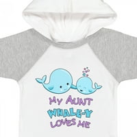 Inktastičnost Moja tetka Whale-y voli me poklon baby boy ili baby girl bodysuit
