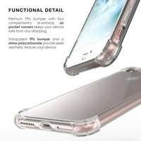 AQUAFLE SLIM SOKTO otporna na zaštitu otporna na ogrebotine sa zaštitnikom zaslona od kaljenog stakla za Apple iPhone se, iphone se, iPhone - smeđi Camo