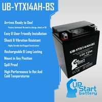 Zamjena baterije UB-YTX14AH-BS za Yamaha YFM35er Moto CC ATV - tvornički aktivirani, bez održavanja,