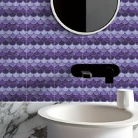 CEIEise Mosaic naljepnice za špijune naljepnica kupatila Kuhinja Splashback Samoljepljiva pločica, 6x
