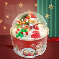 Mini božićni ukrasi božićne minijaturne figure ukrasi Diy Sning Globe Crafts Božićni pokloni za dječje