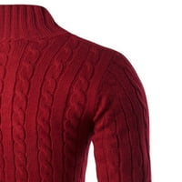 Vrijeme i Tru jeseni, Zimski kardigan džemperi za žene, plus, prevelizirani, topli, crveni, muški proljetni