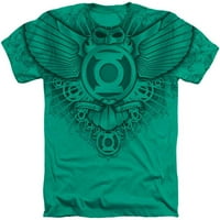 Green Lanern - Odjeća sa krilatom logotipa sublimirana - zelena