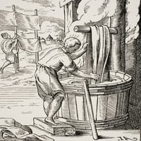 Dyer. Reprodukcija iz 19. stoljeća drvorez od 16. stoljeća od strane Jost Amman Poster Print