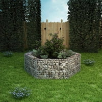 Šesterokutni gabion krevet 63 x55.1 x19.7