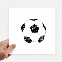 Jednostavan crnički fudbalski uzorak naljepnice za nogometne oznake zidne slike laptop naljepnica samo