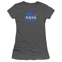NASA - Meatball Logo nevolje - Juniors TEEN Girls Cap rukava rukava - XX-velika