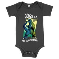 Dječji dres Godzilla King of The Monsters Onesie - Retro Oneyes