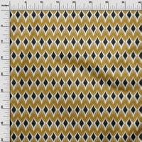 Onuone pamučna kambrska tkanina Geometrijska Ikat ispis tkanina od dvorišta široka