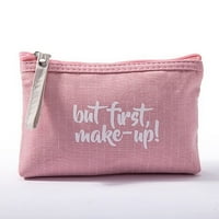 Engleske riječi tiskane kozmetičke torbe prijenosne šminkeri kozmetike toaletne potrepštine za skladištenje Organizator za žene