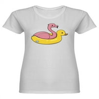Flamingo sa majicom u obliku patke žene -image by shutterstock, ženska velika