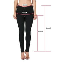 Lady Solid Džep Yoga kratke hlače visoko strukske gaćice Fitness tekuće joge hlače kratke za žene ženske