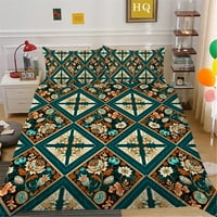 Modni kućni tekstil Paisley Duvet Poklopac sa jastukom visokokvalitetne kućne posteljine, Kalifornijski