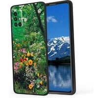 Kompatibilan je sa Samsung Galaxy A 4G futrolom telefona, cvjetna kućica Silikonska zaštita za TEEN