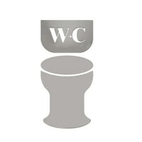 Xinqinghao Naslovna Dekoracija Kreativna DIY Modna ličnost 3D zidne naljepnice Toalet savjeti za kupaonice Naljepnice C