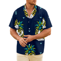 Košulje za muškarce i dječake Hawaiian Lilo & Stitch Ispiši kratki rukav s majicama na plaži na plaži