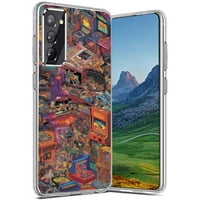 Retro-Arcade-Game-Wonders - Telefonska futrola, dizajnirana za Samsung Galaxy S Fe Case Mekani TPU za djevojke Dječačke poklone, otporni na udarcu