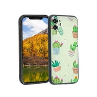 Kompatibilan sa iPhonea telefonom, kaktus - Silikonski zaštitni kaktori za teen Girl Boy Case za iPhone 11