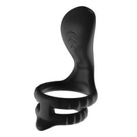 Dual Dildo prsten punjivi masažer moćne vibracije vibrirajući poticaj za odrasle masturbira se igračke
