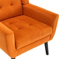 Moderni meki baršunasti materijal Ergonomija akcentna stolica dnevni boravak stolica za spavaću sobu